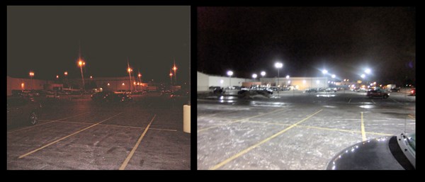 Orion's exterior lighting at a Kraft Foods facility